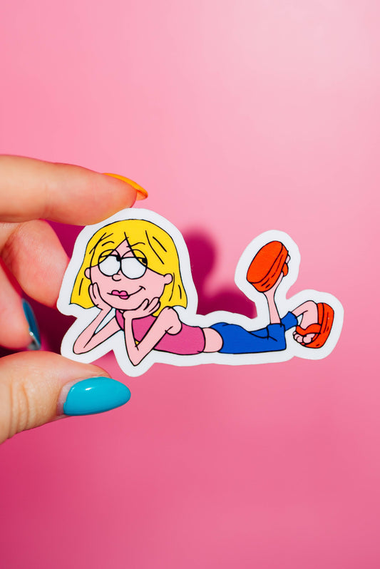 Lizzie Sticker, 90s Cartoon TV Show, Pop Culture