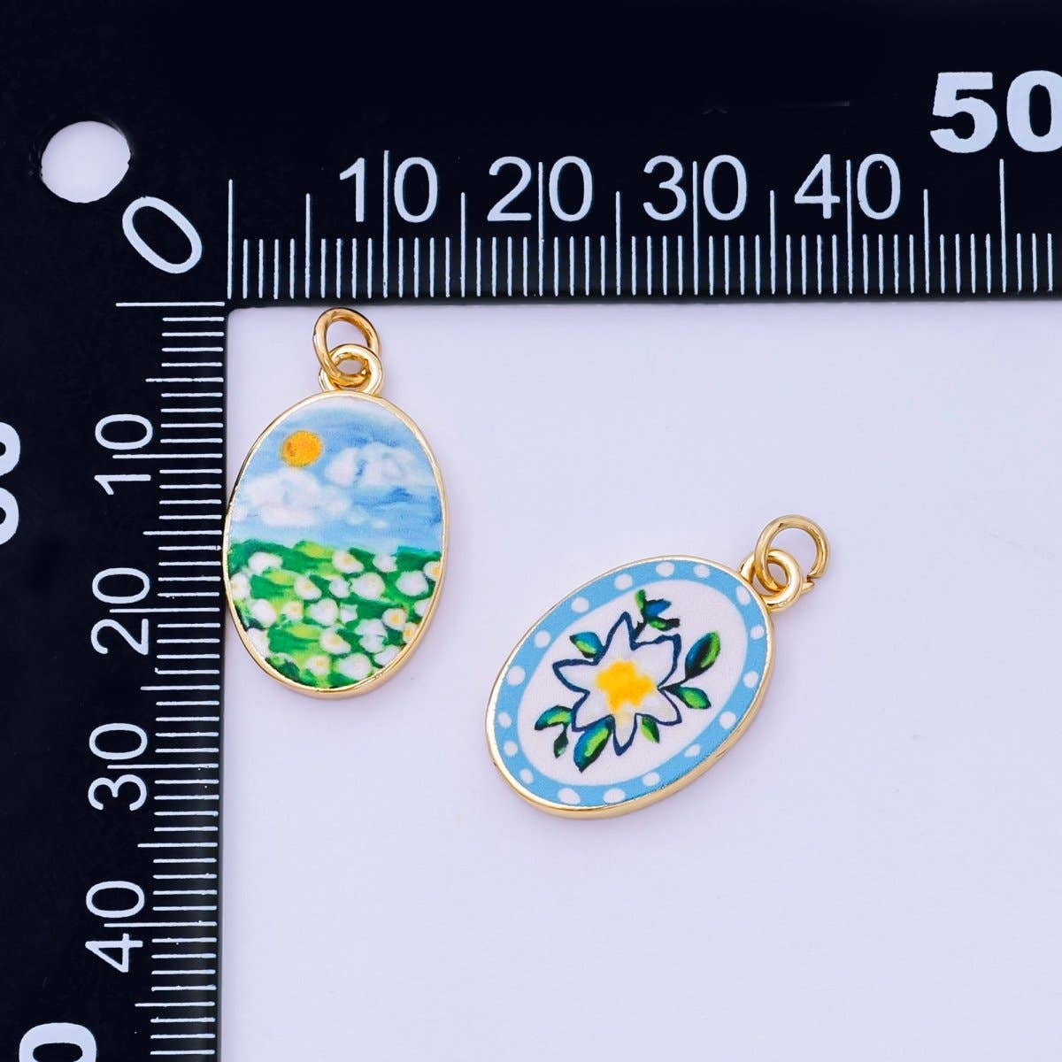 Enamel Art Piece Charms