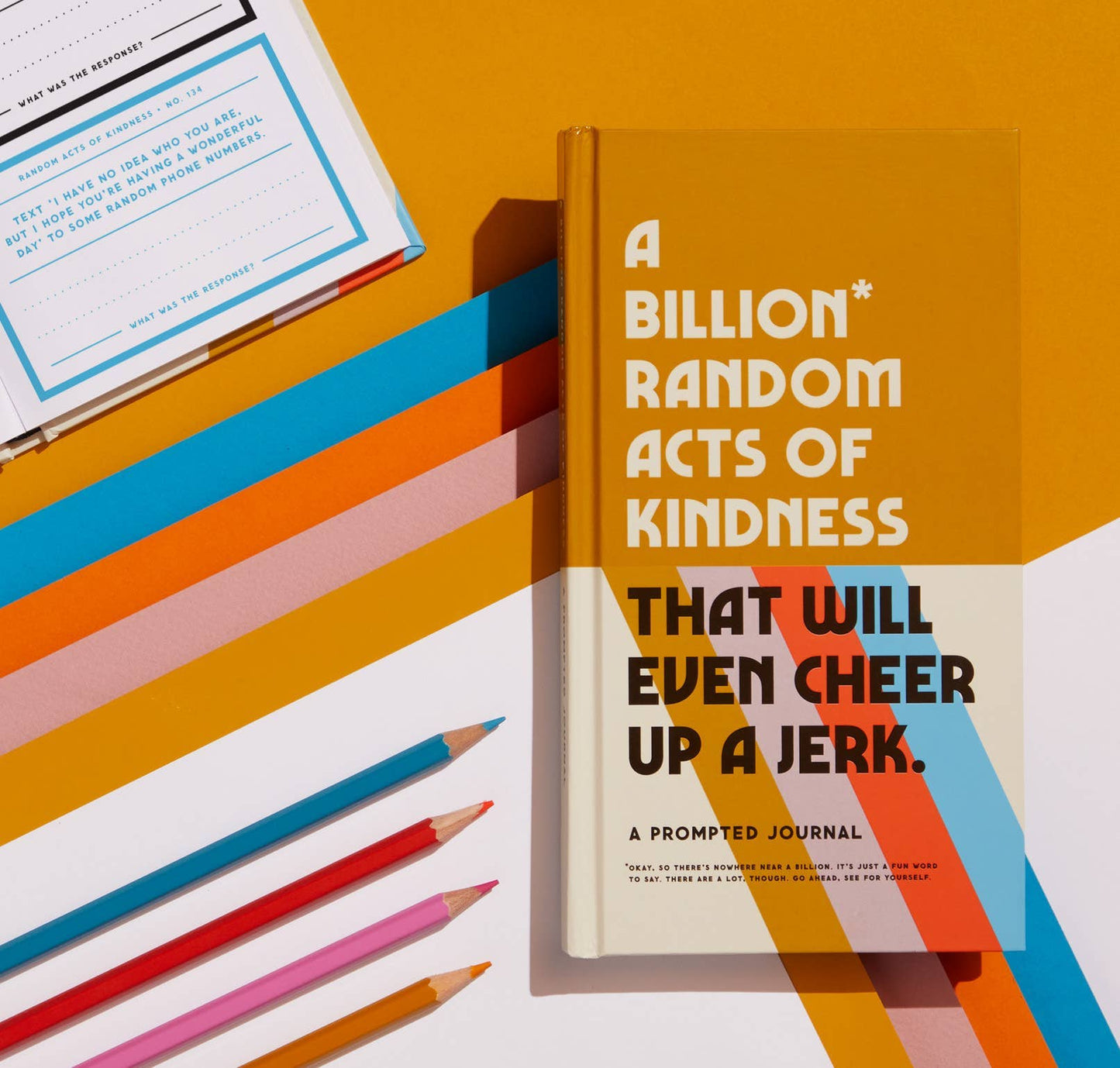 Brass Monkey A Billion Random Acts of Kindness Prompted Journal