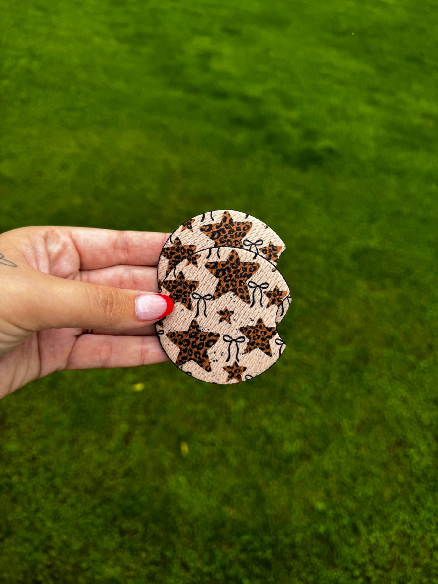 Cheetah Star Car Coaster Set