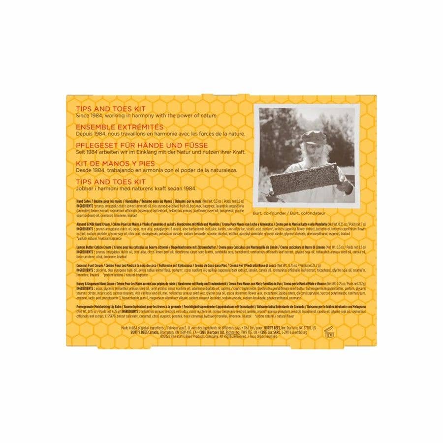 Tips and Toes 6 Piece Body Care Gift Set