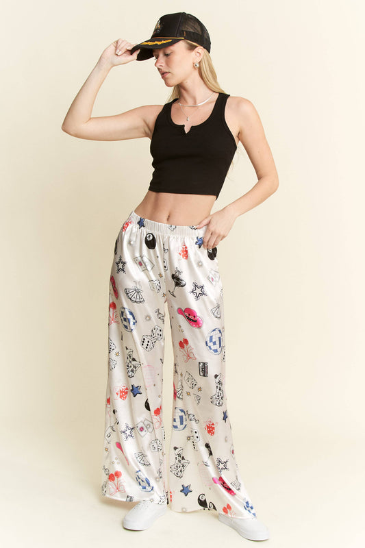 PARTY COLLAGE PANTS
