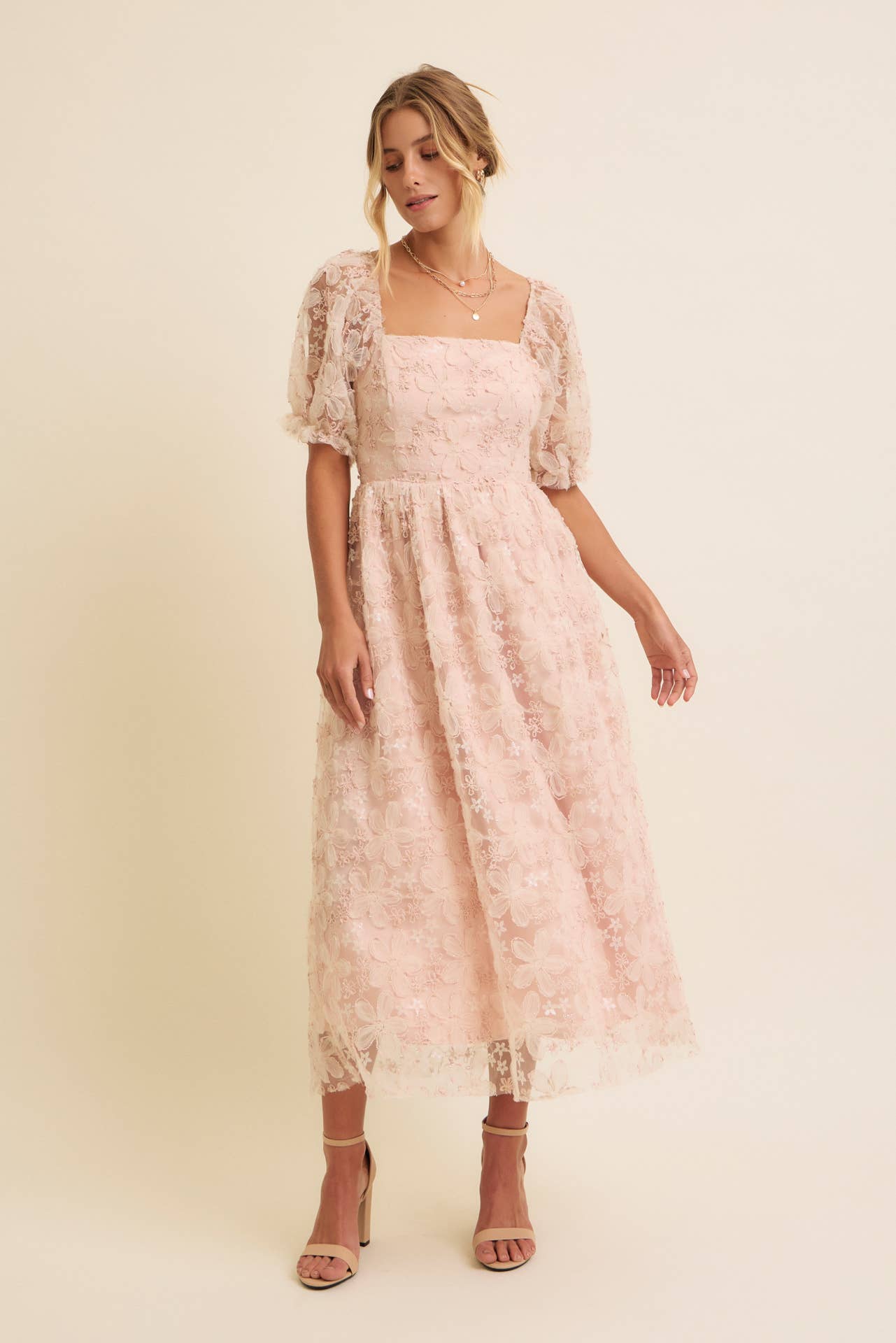 In February | Golden Grace Maxi Dress