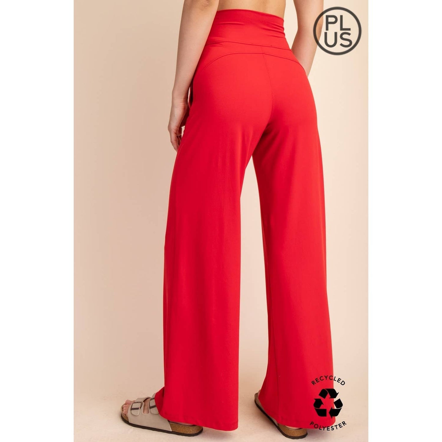 Rae Mode | Plus V Waist Butter Wide Leg Pant