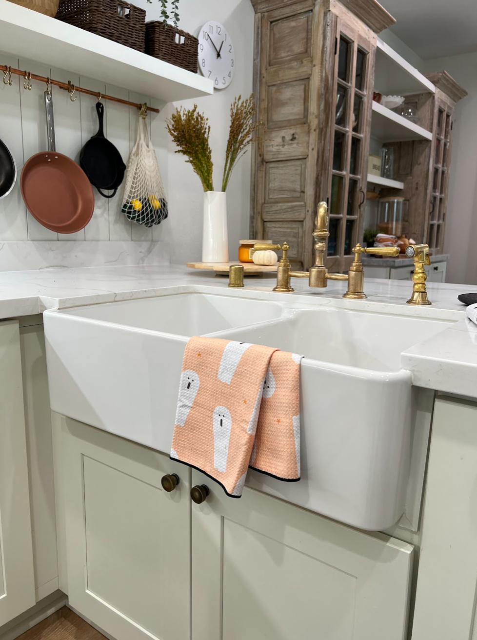 Bloom Towels | Spook Alley Waffle Knit Kitchen Towel