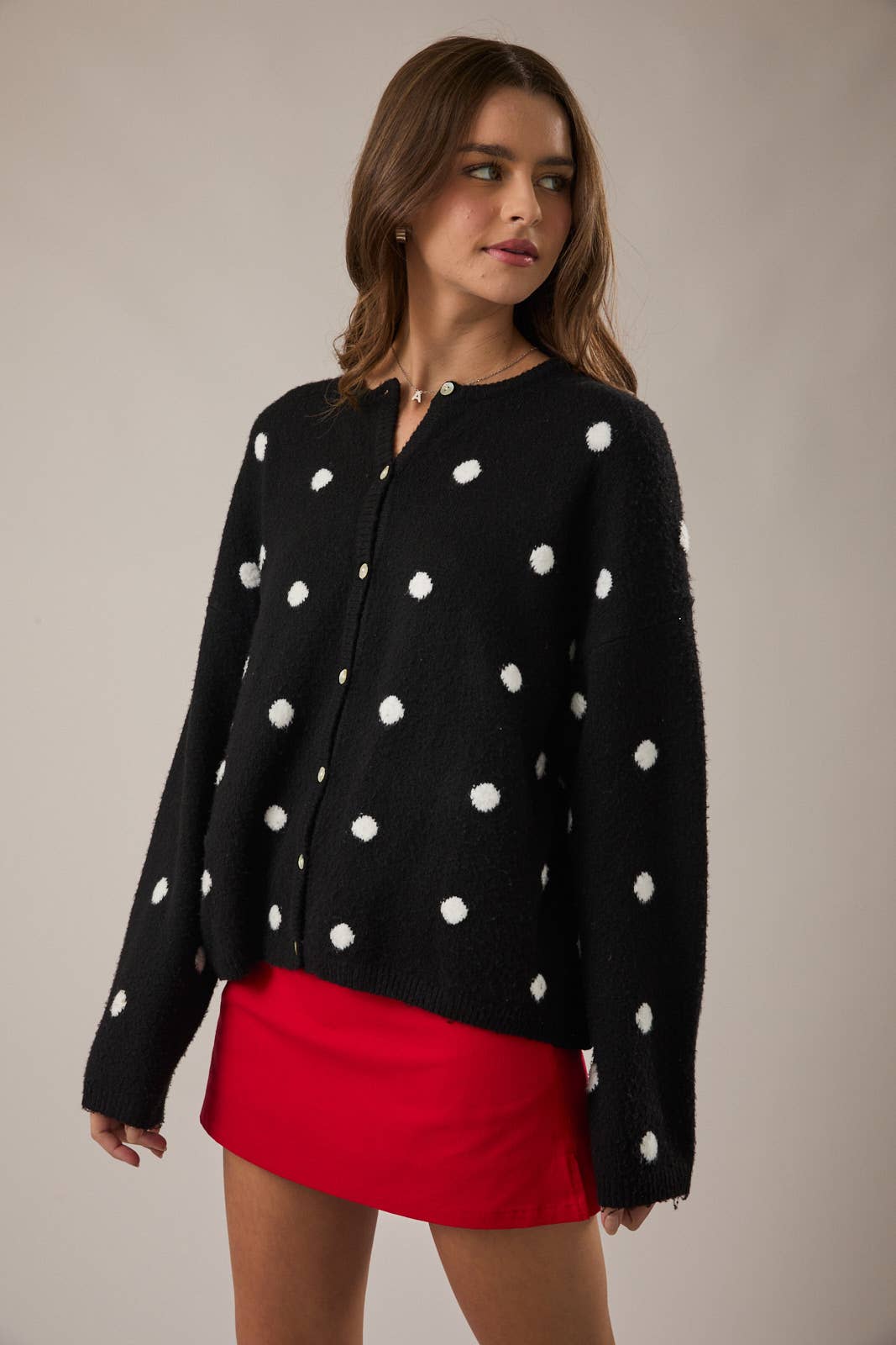 Le Lis | Polka Dot Cardi