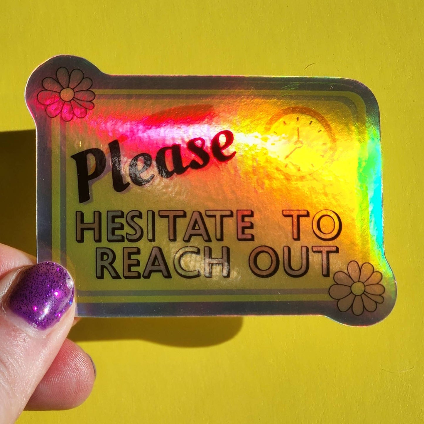 Hesitate to reach out sticker snarky email corporate