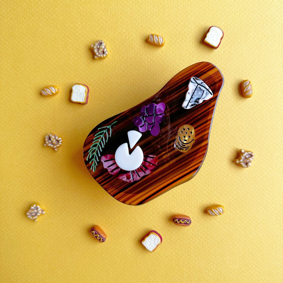 Charcuterie Board Hair Clip