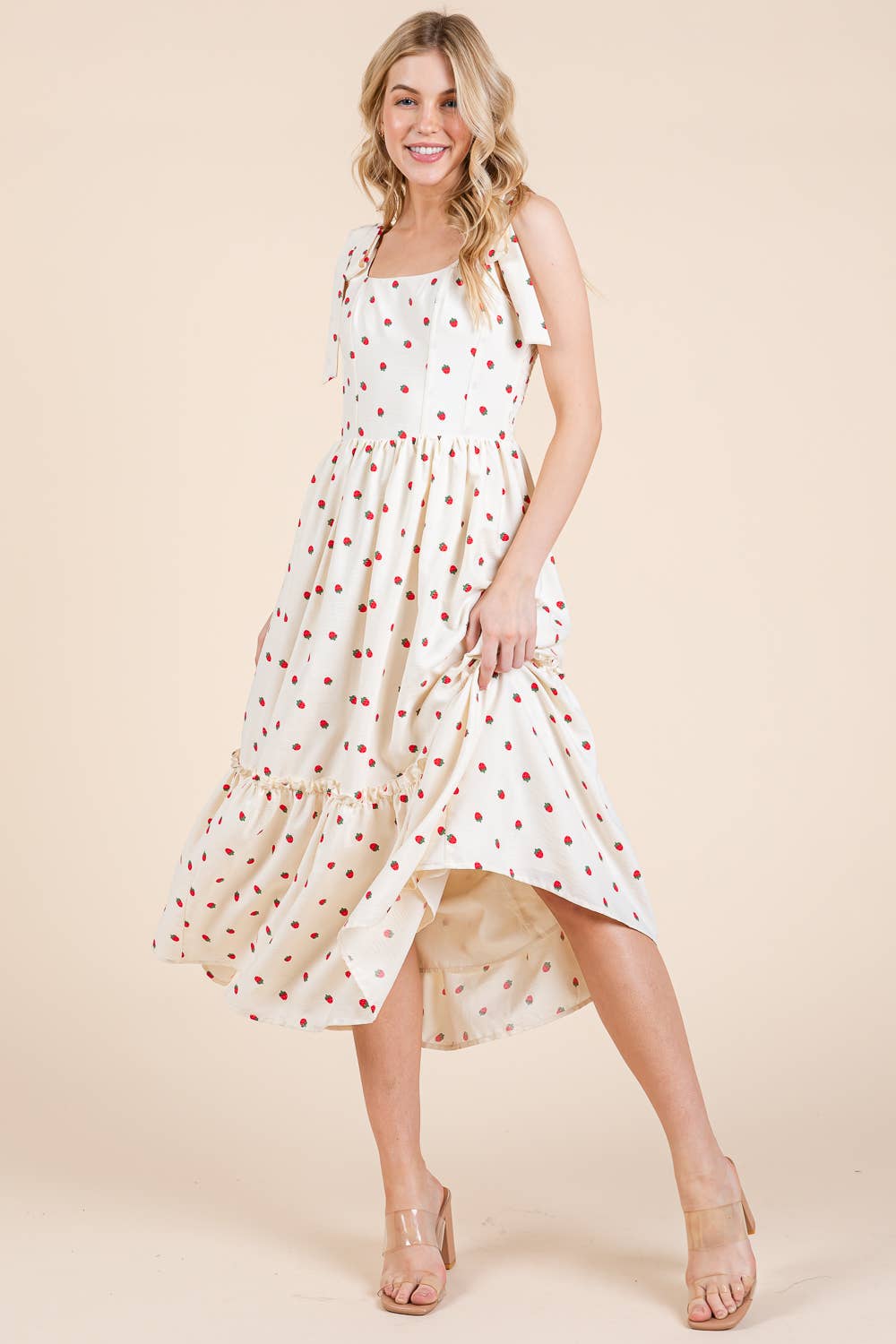 Strawberry Fields Midi Sundress