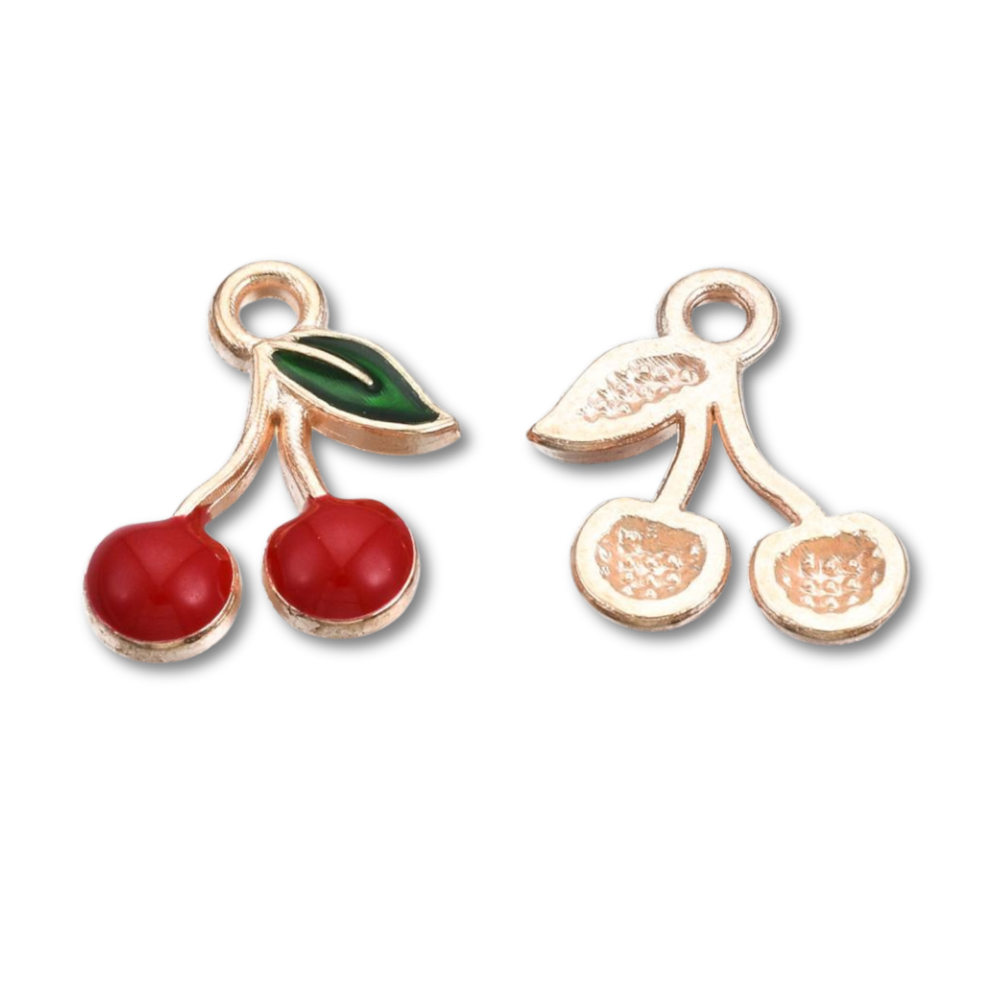 Cherry Gold Charm