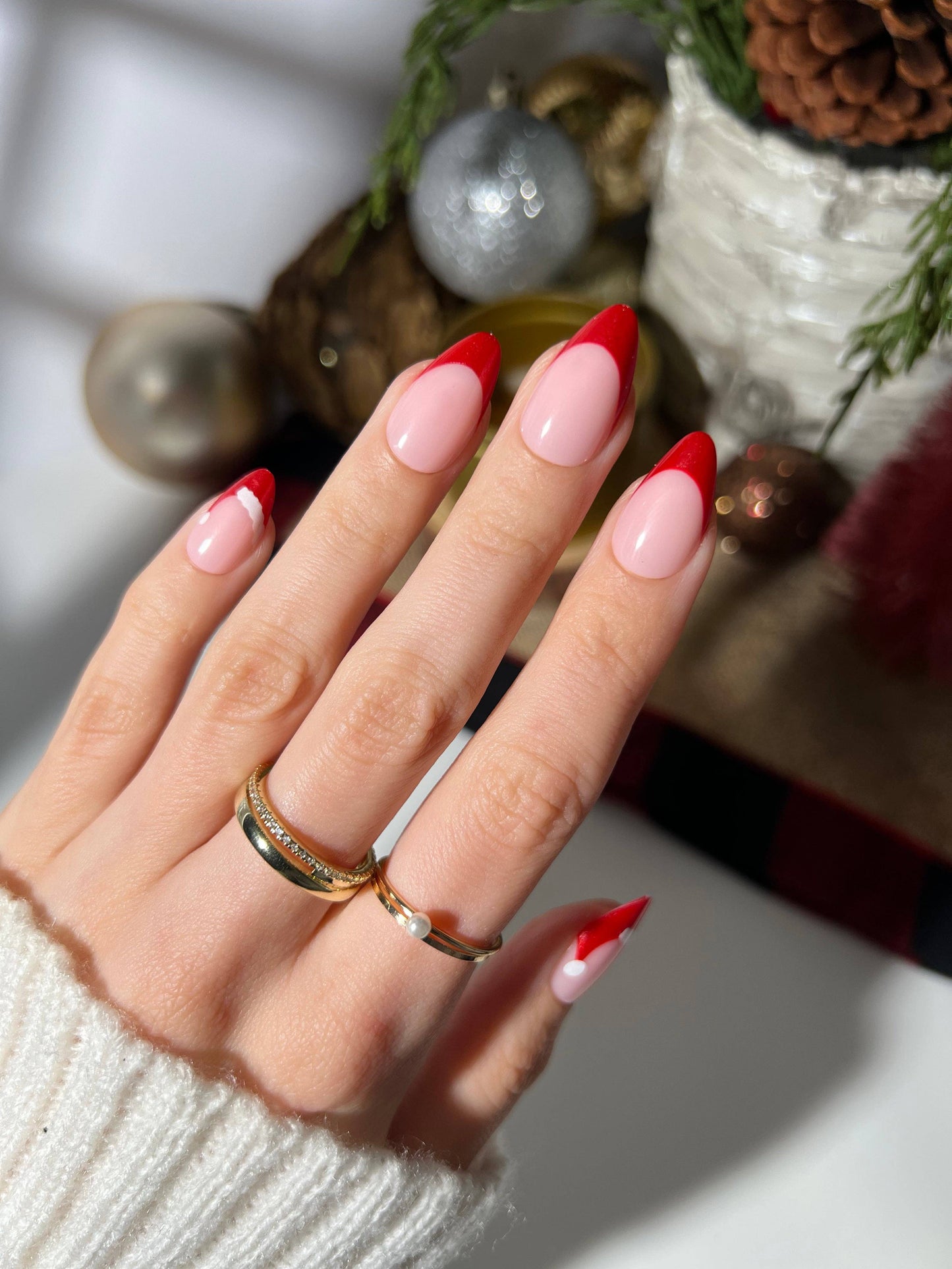 PaintLab Santa's Sleigh Press-On Nails