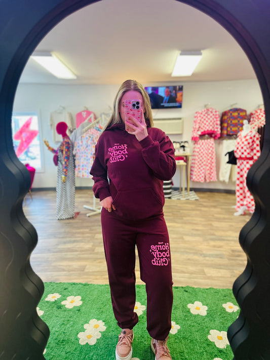 Puff Homebody Club Maroon Sweatpant