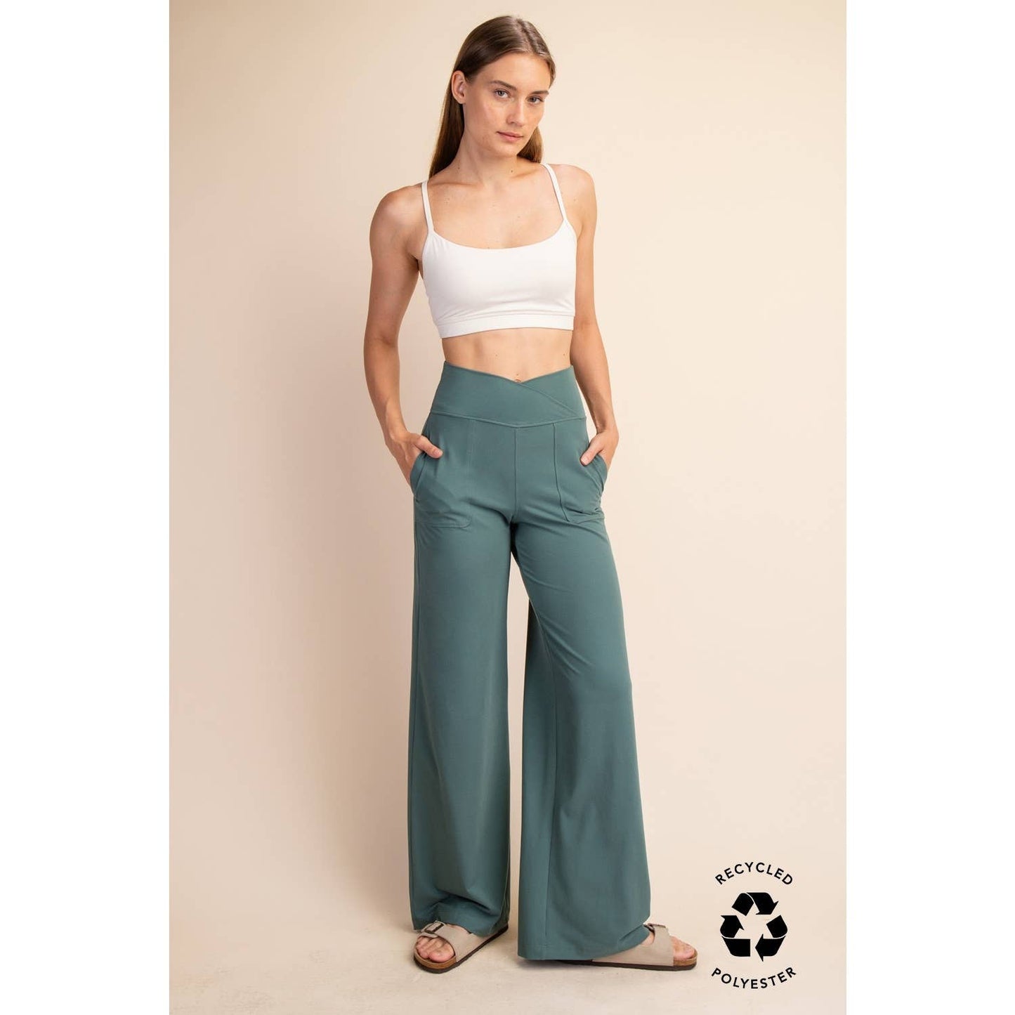 Rae Mode | V Waist Butter Wide Leg Pant