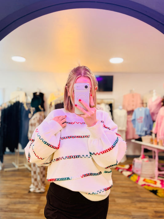 Festive Stripes Sweater