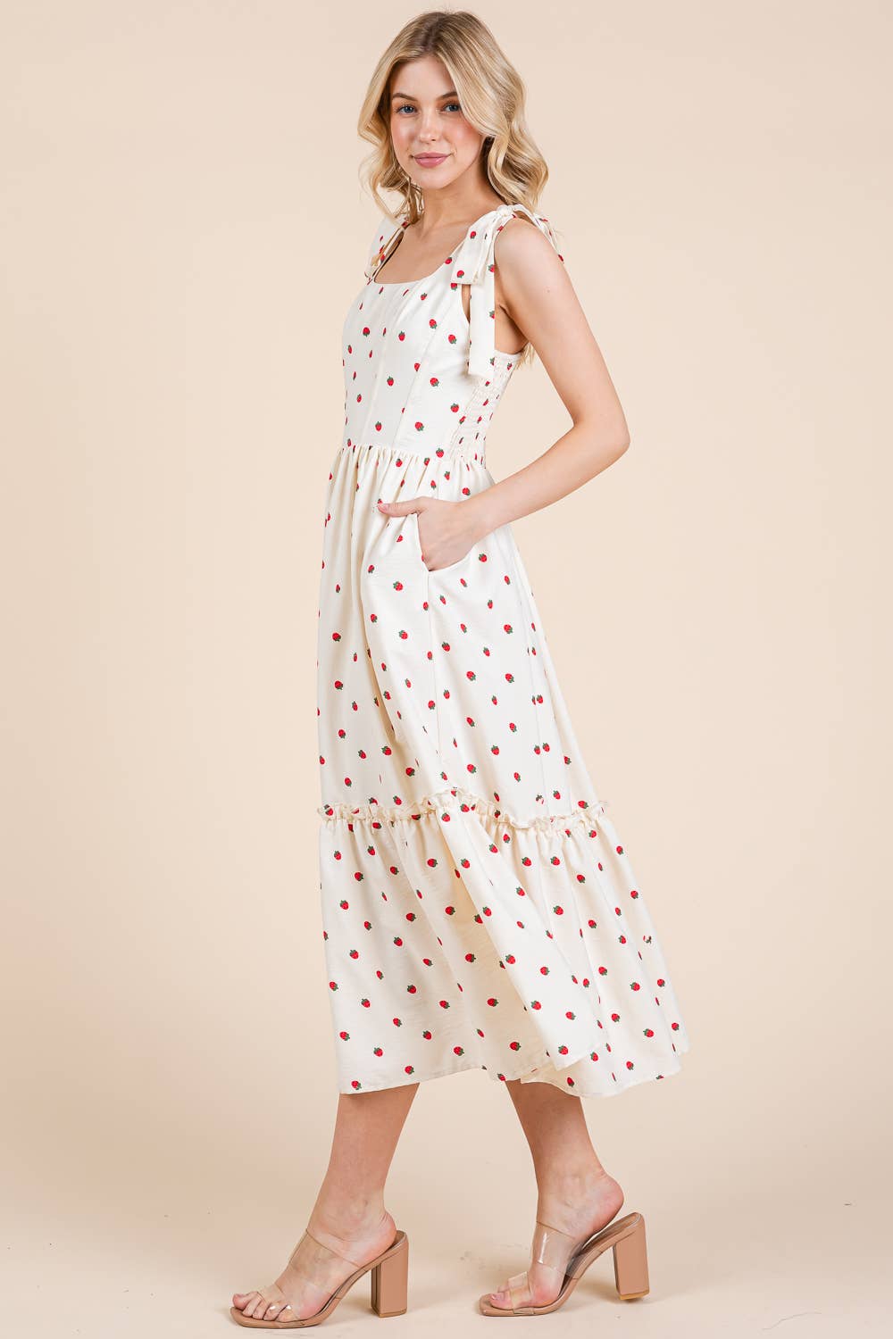 Strawberry Fields Midi Sundress