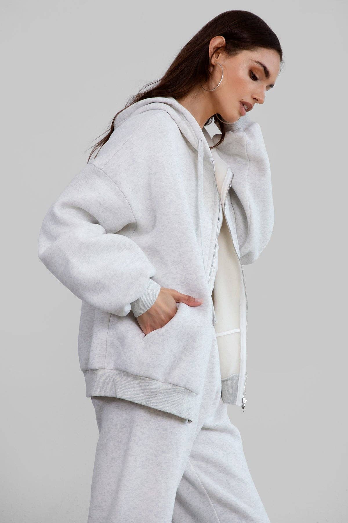 Cloud Oversized Loose Fit Hoodie - PLUS