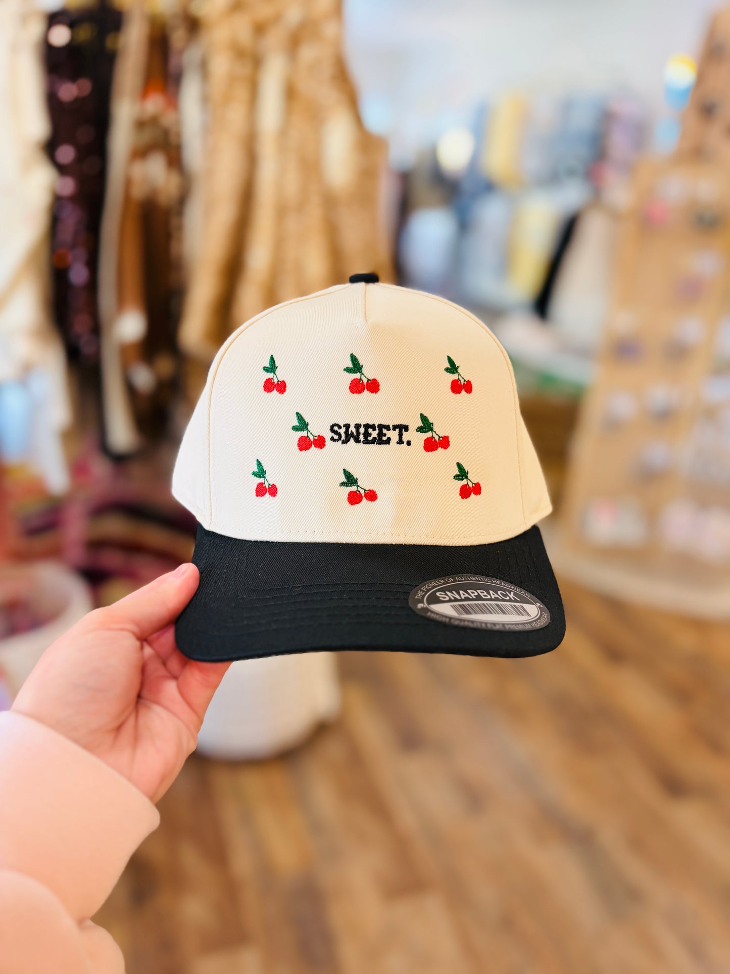 ‘Sweet’ Cherry Trucker Hat