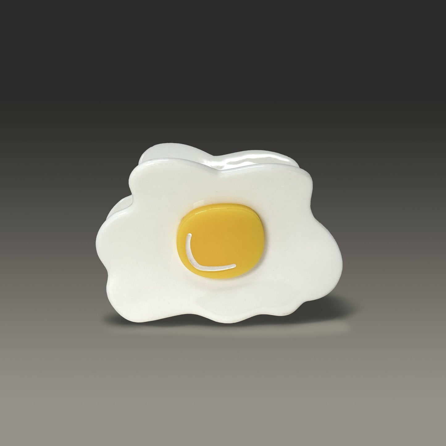 Sunny Side Egg Hair Claw Clip – Playful & Breakfast-Inspired