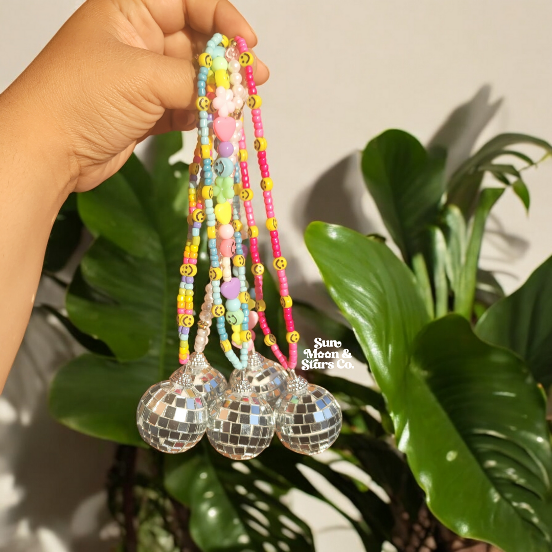 Pearl Dreams Disco Ball Car Charms