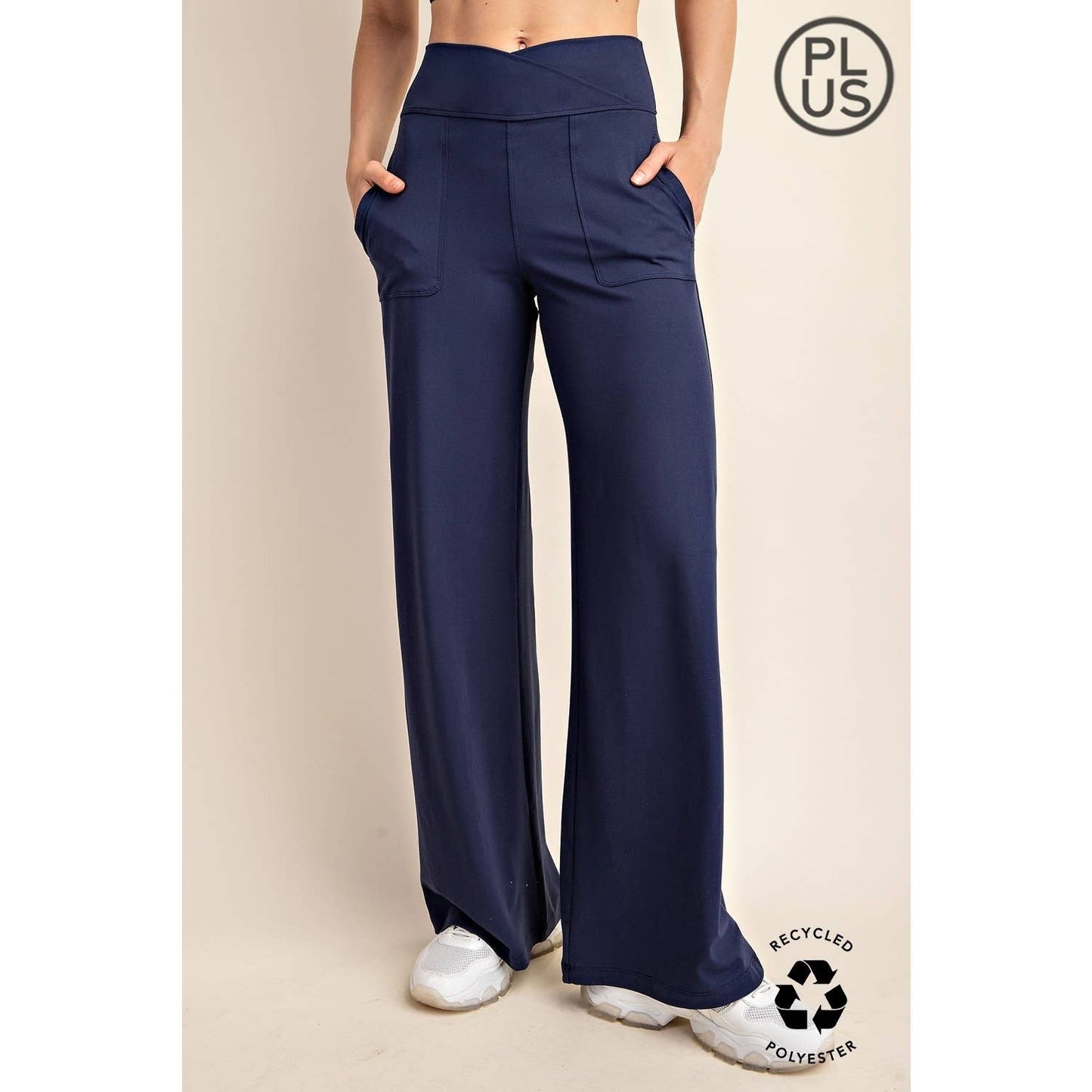 Rae Mode | Plus V Waist Butter Wide Leg Pant
