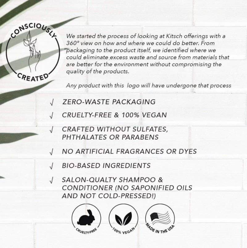 Kitsch | Shea Butter Hydrating Solid Conditioner Bar