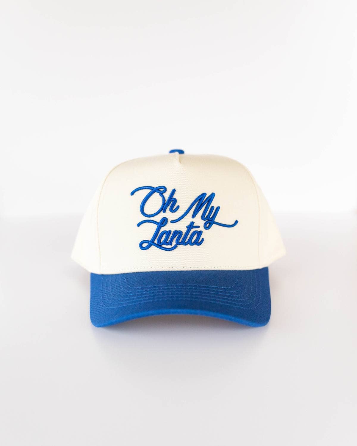 Oh My Lanta Hat - Blue & Cream