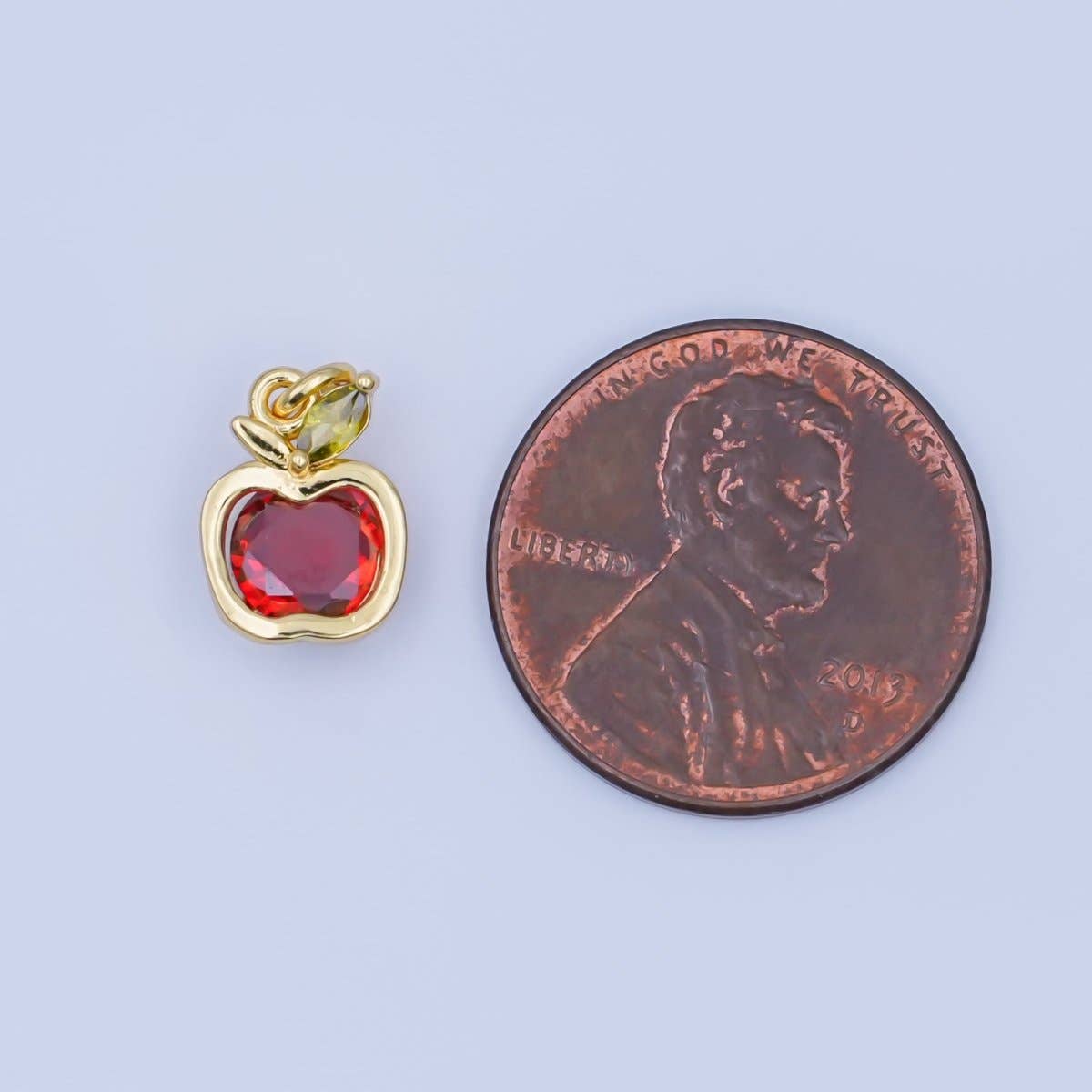 Red Apple Fruit Charm