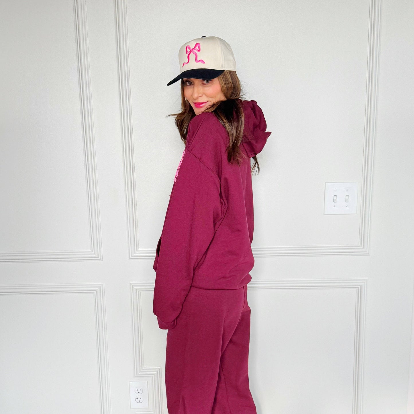 Puff Homebody Club Maroon Hoodie