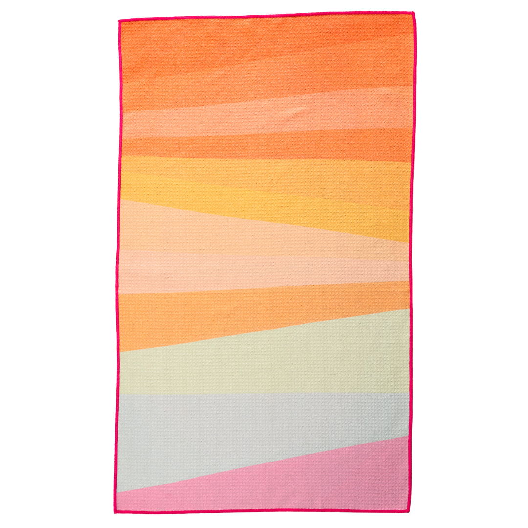 Bloom Towels | California Sunset Waffle Knit Kitchen Towel