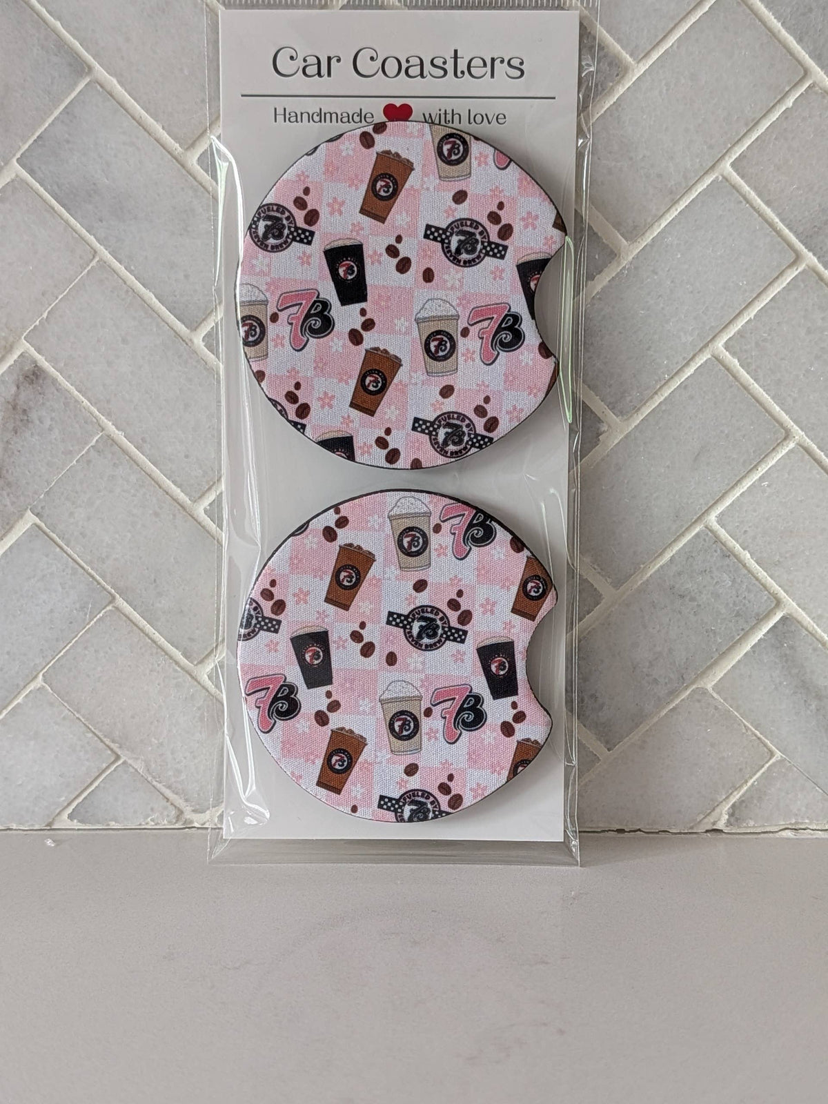 Brew Coffee Inspired Car Coasters