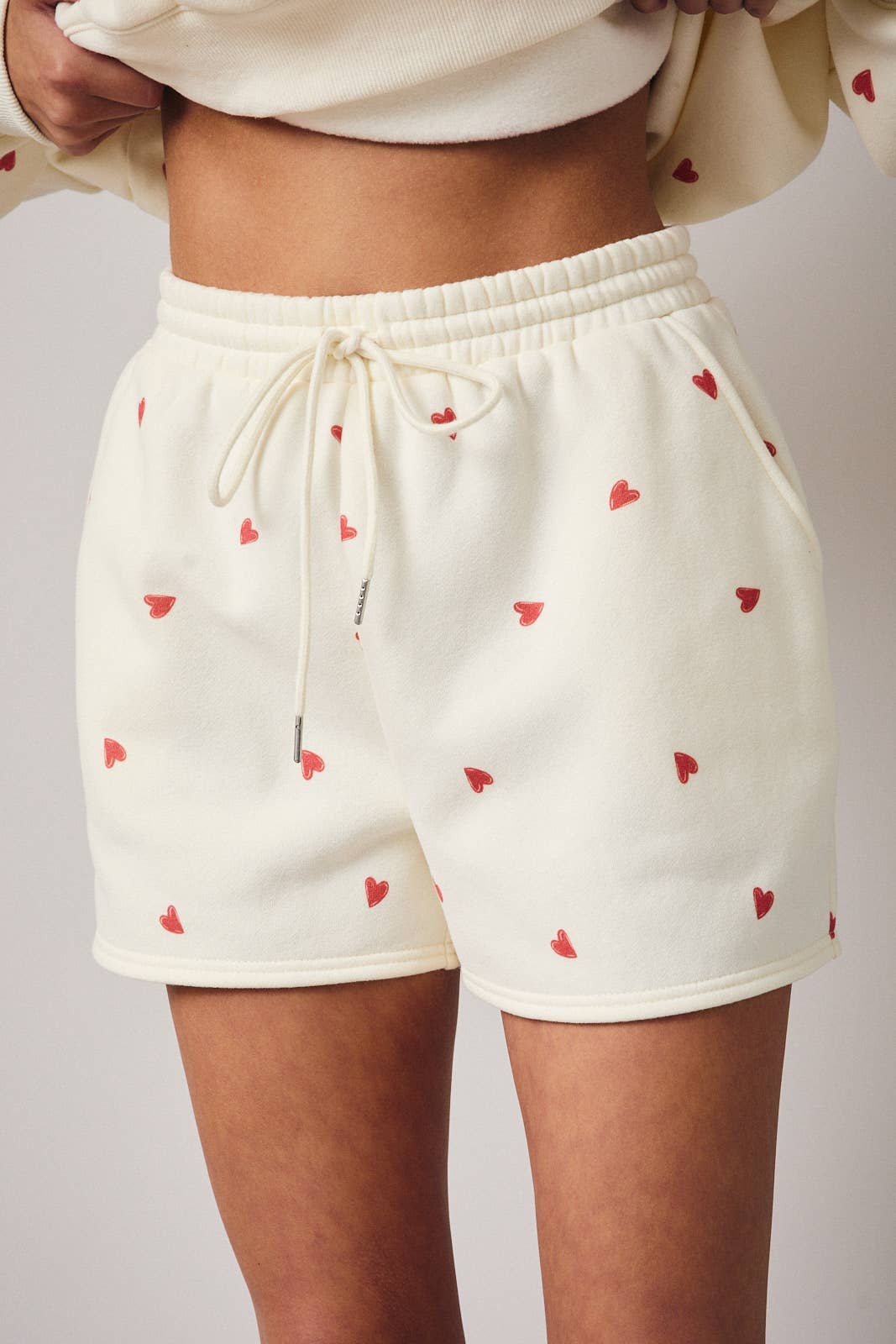 Le Lis | Heart Print Shorts
