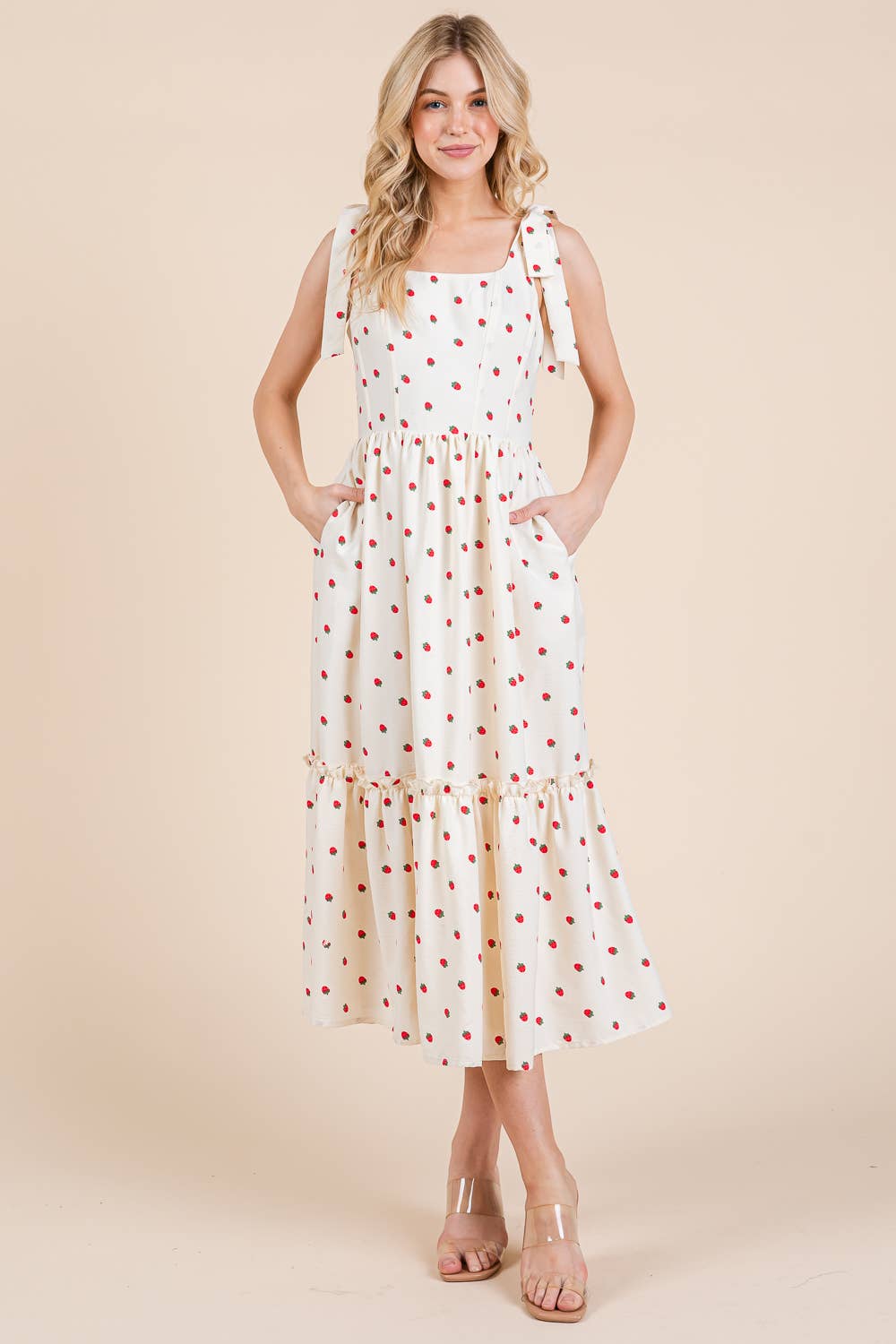 Strawberry Fields Midi Sundress