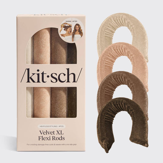 Kitsch | Velvet XL Flexi Rods 4pc Set - Eucalyptus