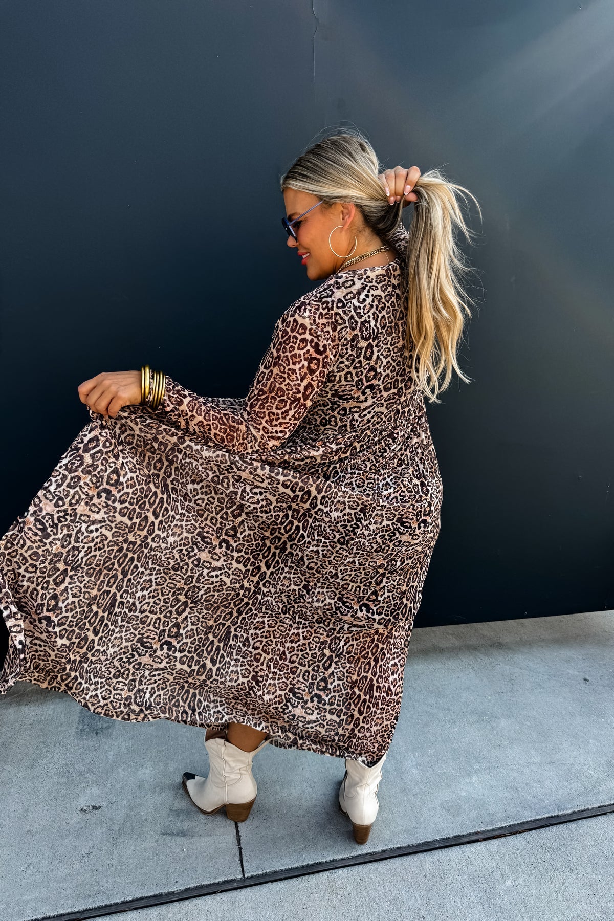 Untamed Glam Sheer Dress