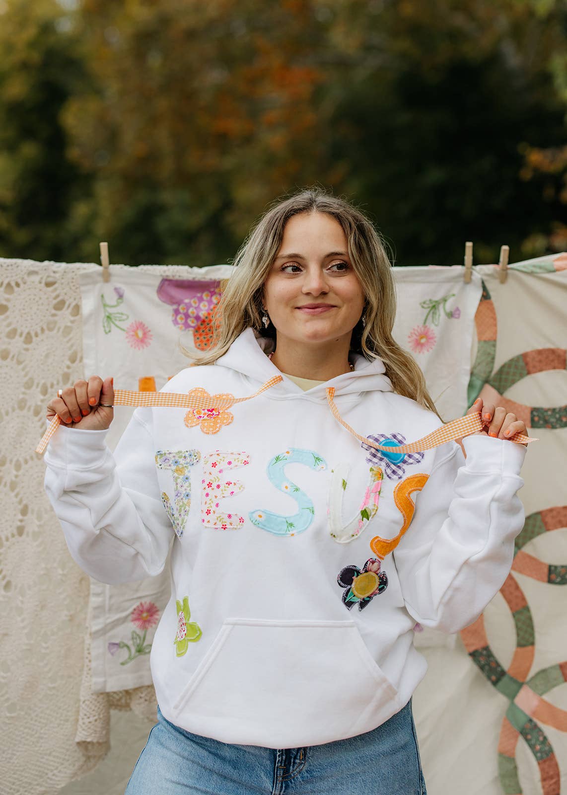 Jesus Patchwork Hoodie