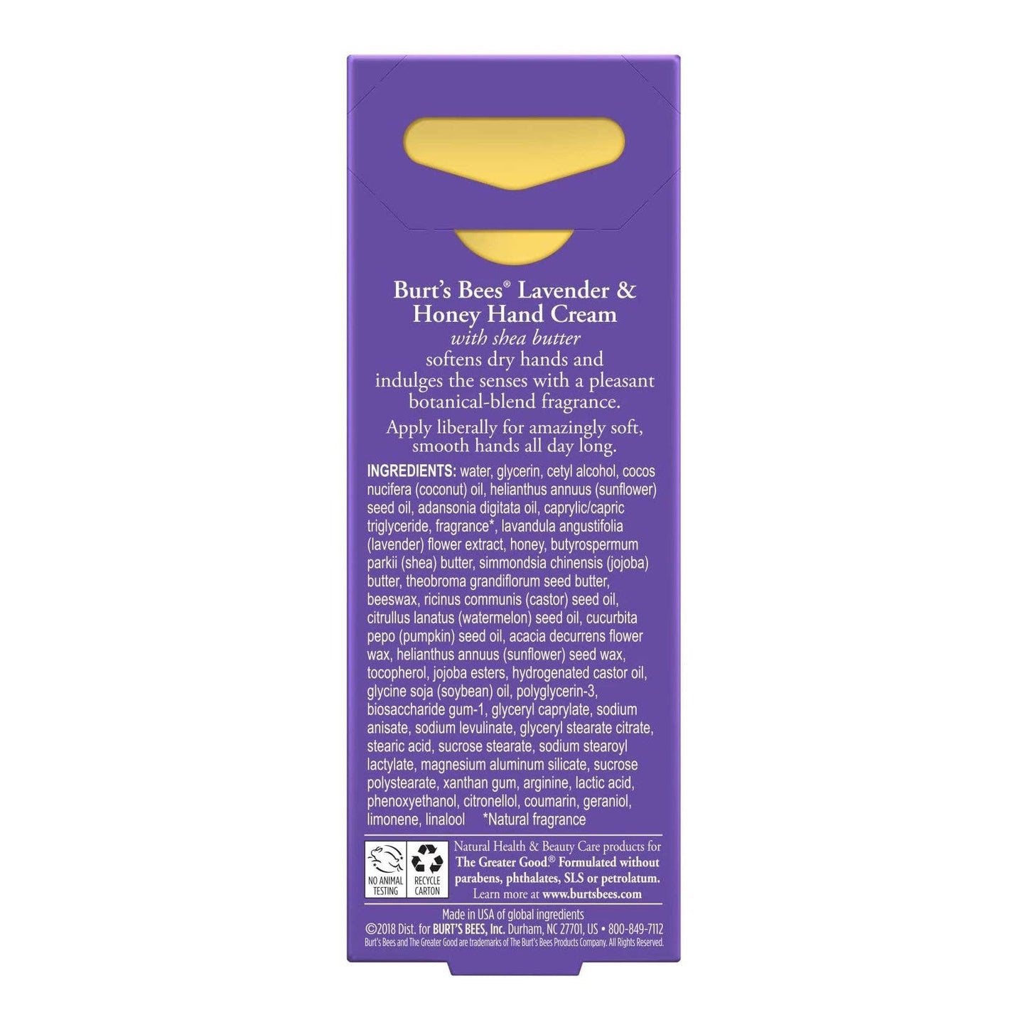 Lavender & Honey Hand Cream With Shea Butter