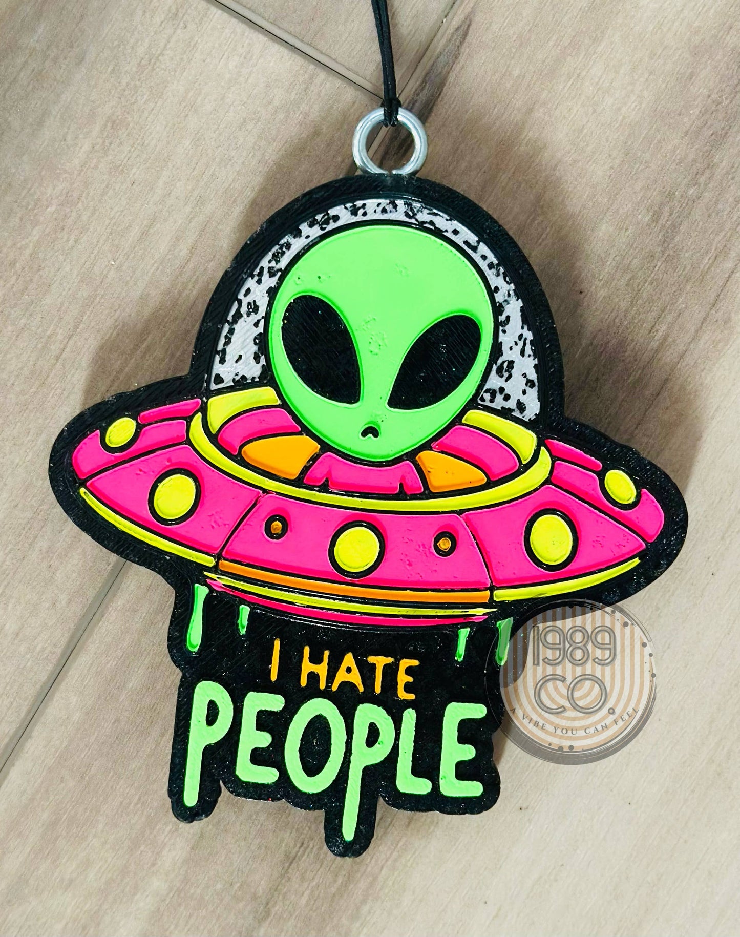 I Hate People Car Freshie