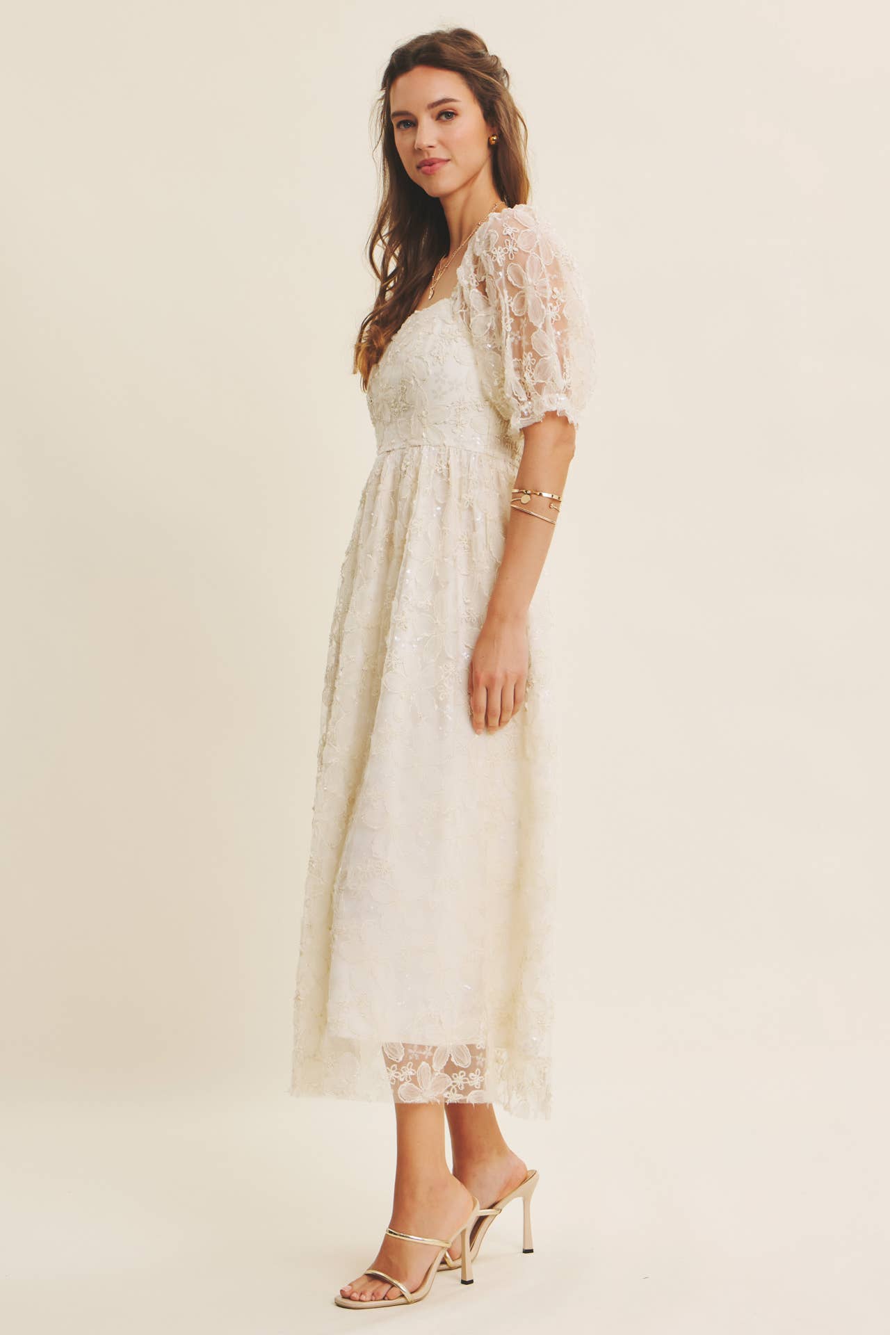 In February | Golden Grace Maxi Dress