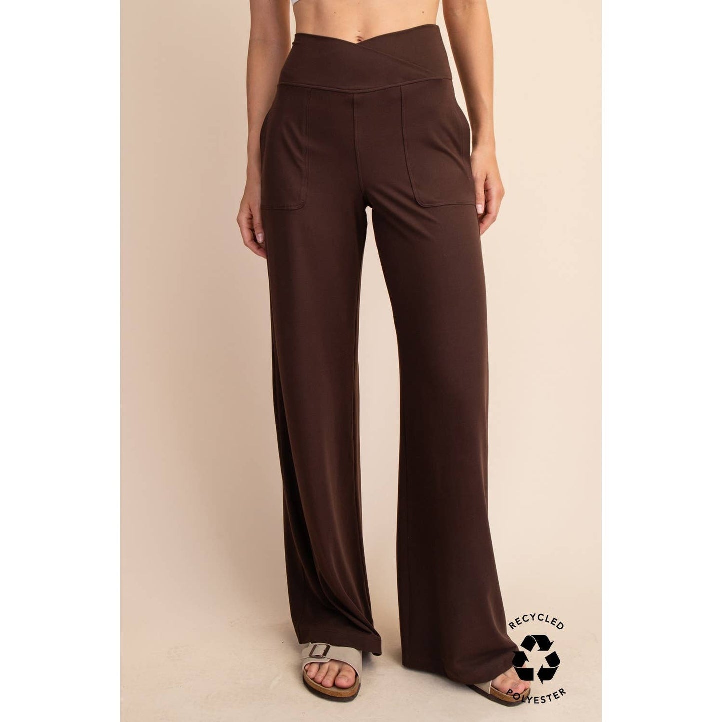 Rae Mode | V Waist Butter Wide Leg Pant