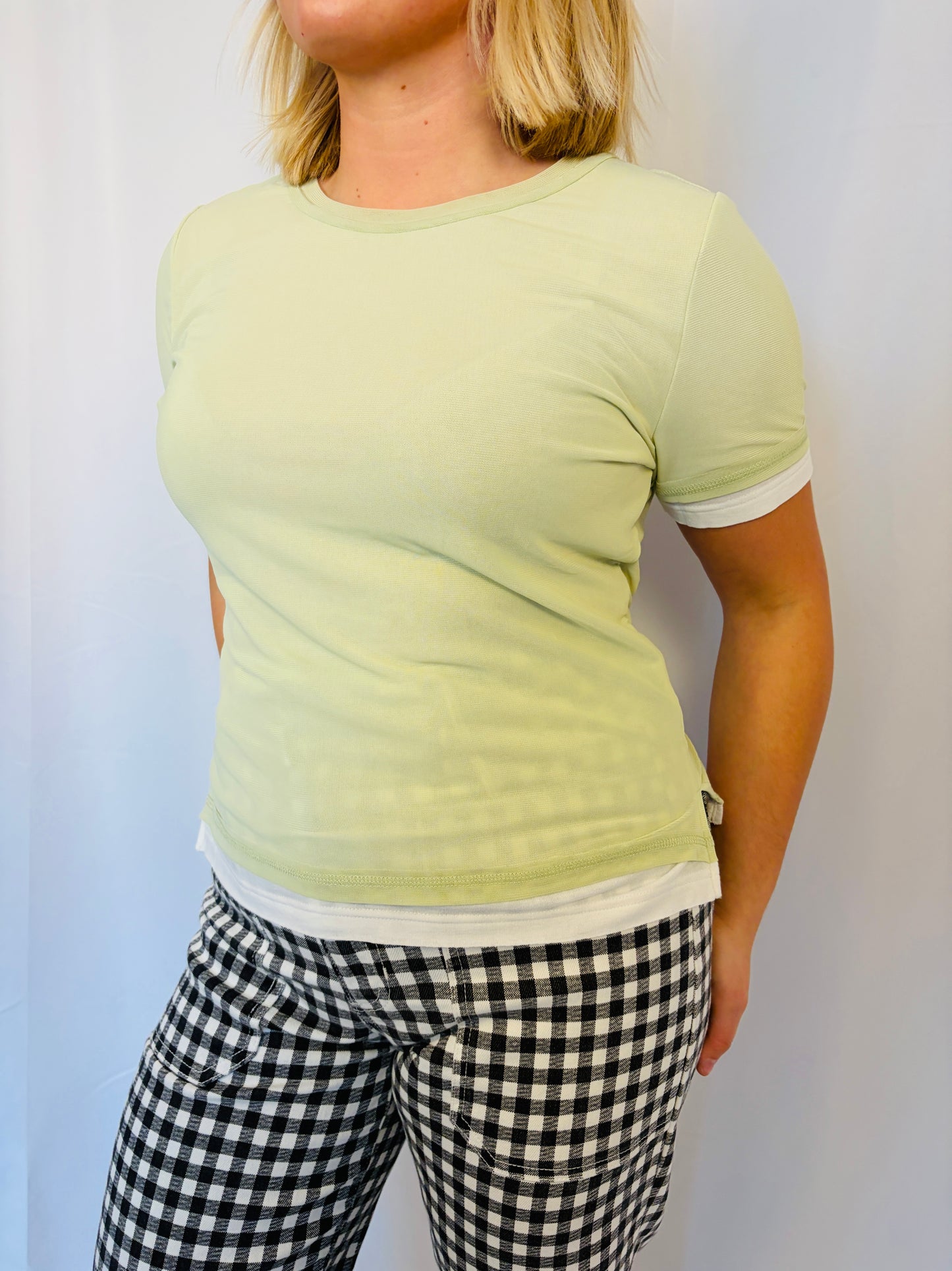 Misty Morning Mesh Tee