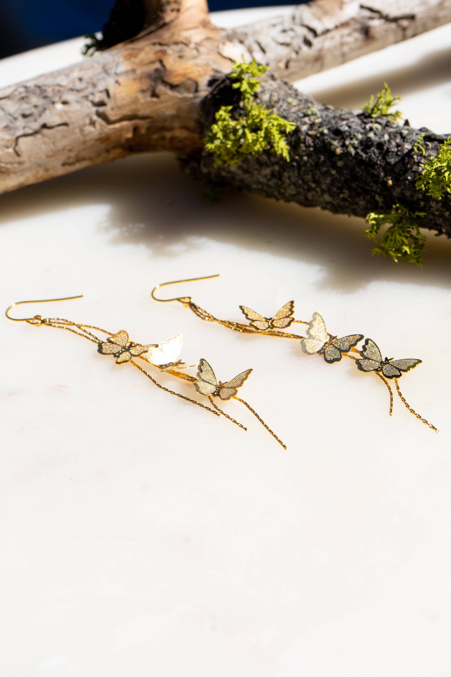 Give Me Butterflies Earring - 18K Gold Plated