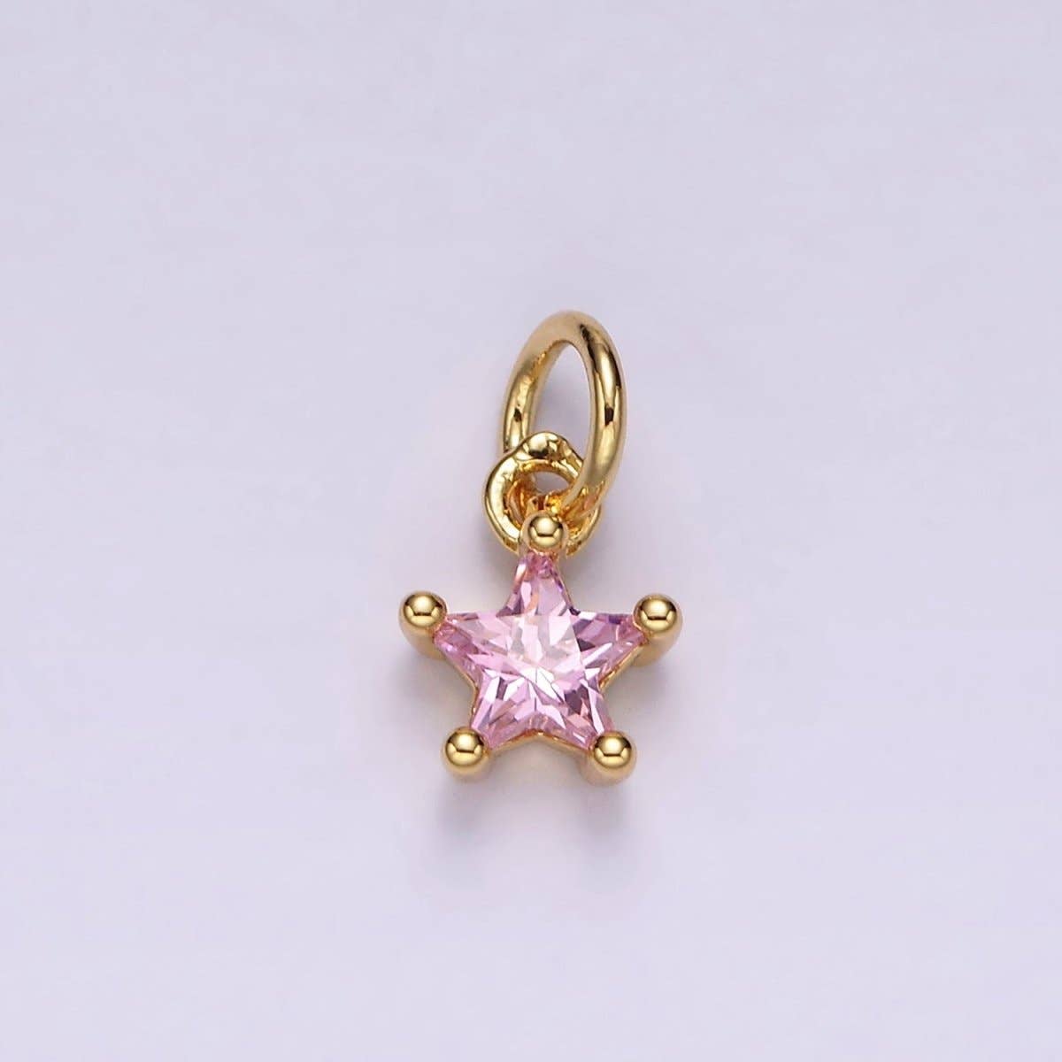 Celestial Star Birthstone Charms