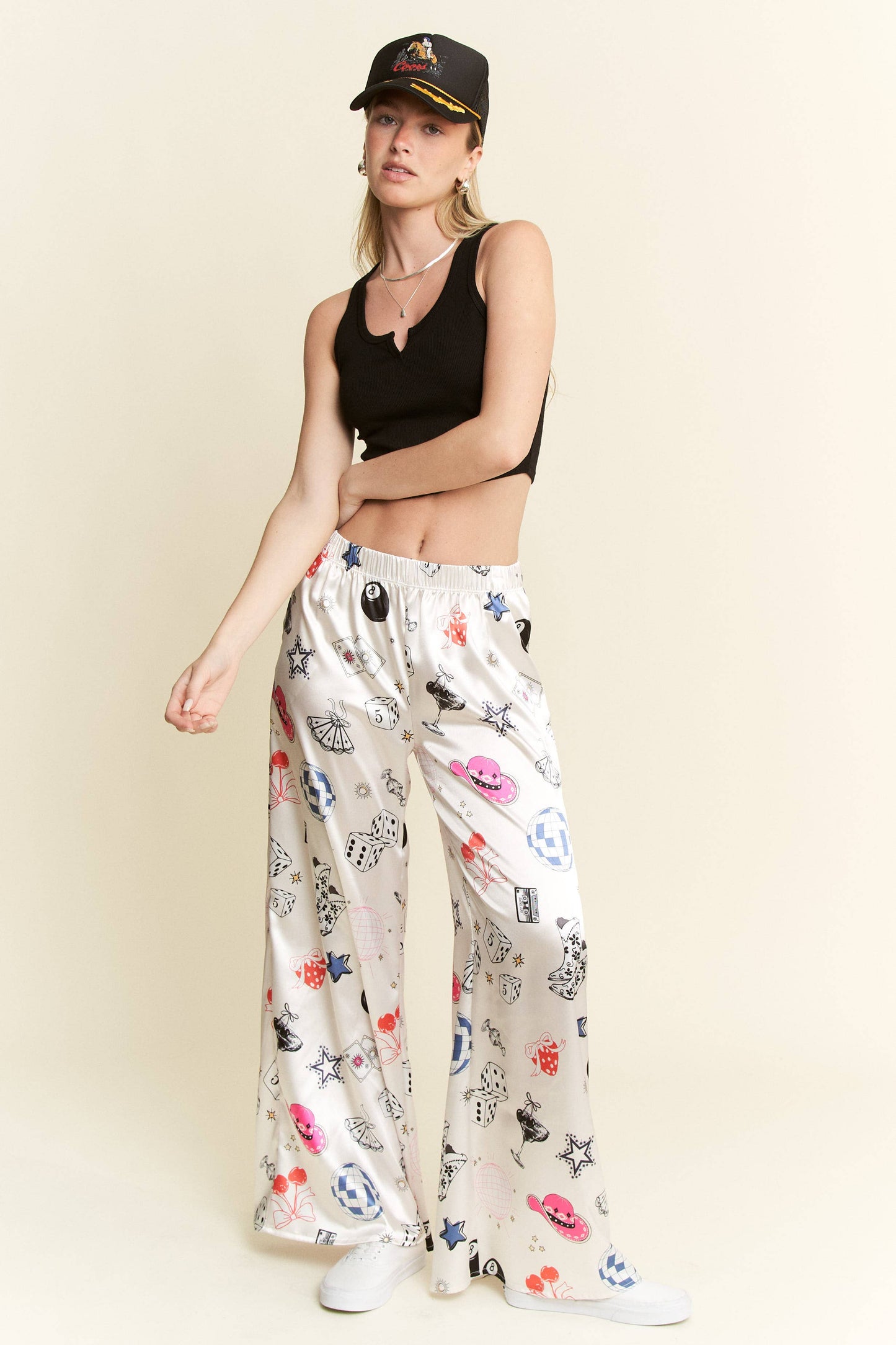 PLUS PARTY COLLAGE PANTS