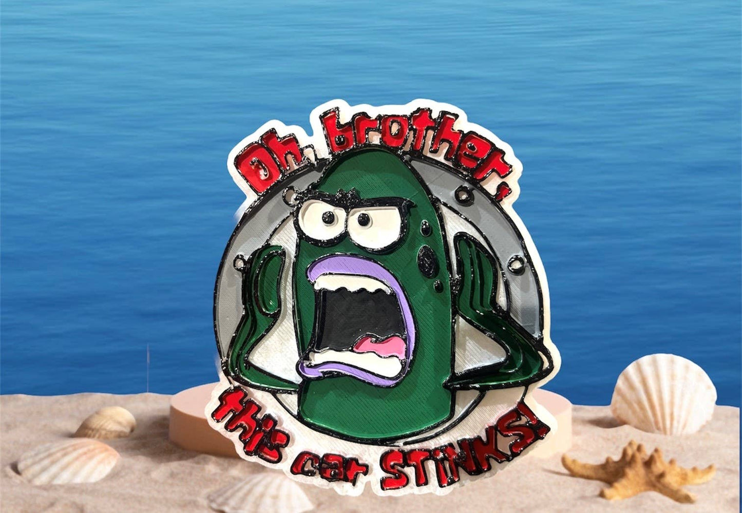 Angry Fish/This Car Stinks Car Freshie