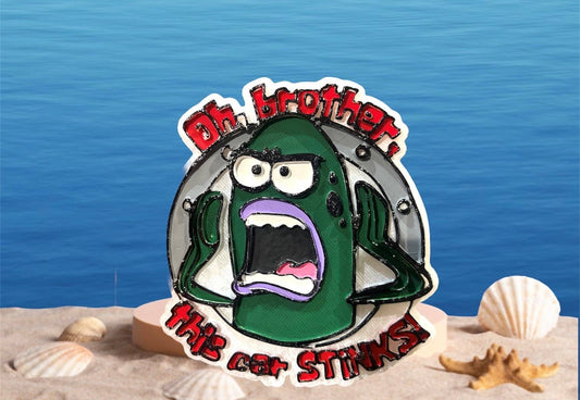 Angry Fish/This Car Stinks Car Freshie