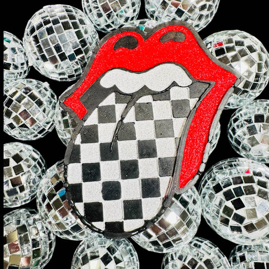  Checkered Tongue Car Freshie