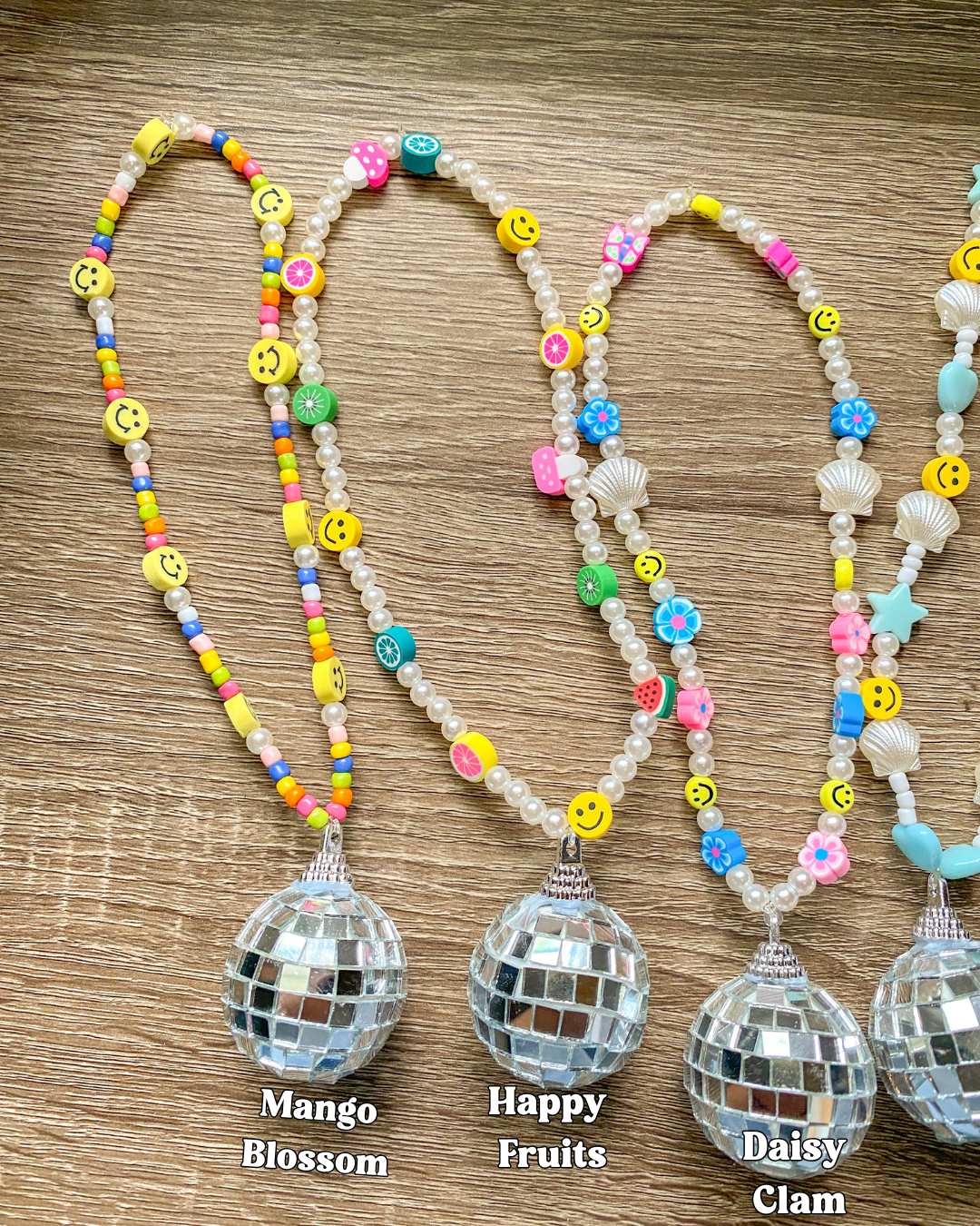 Mango Blossom Disco Ball Car Charm