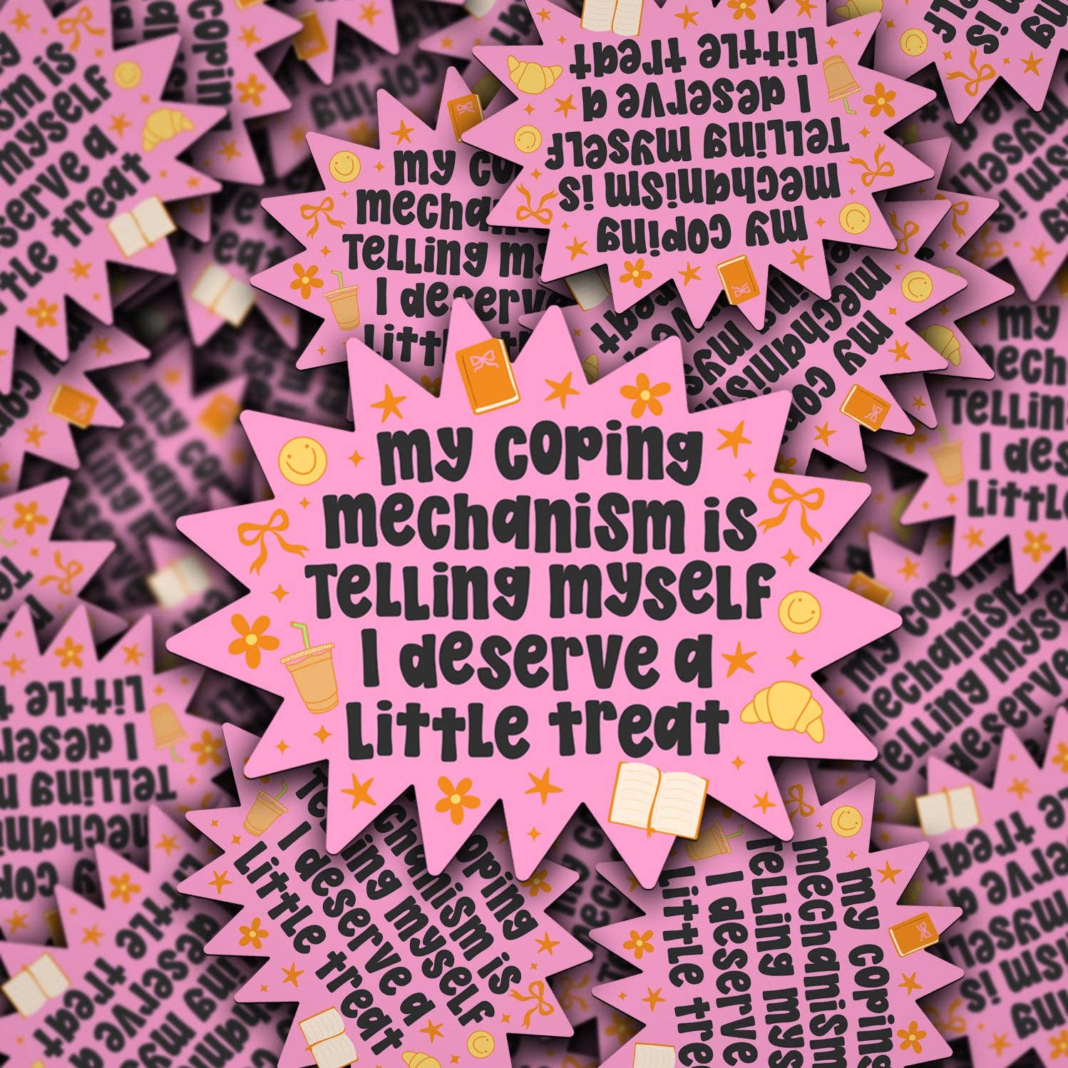 Vinyl Decal My Coping Mechanism – Golden Girl Boutique