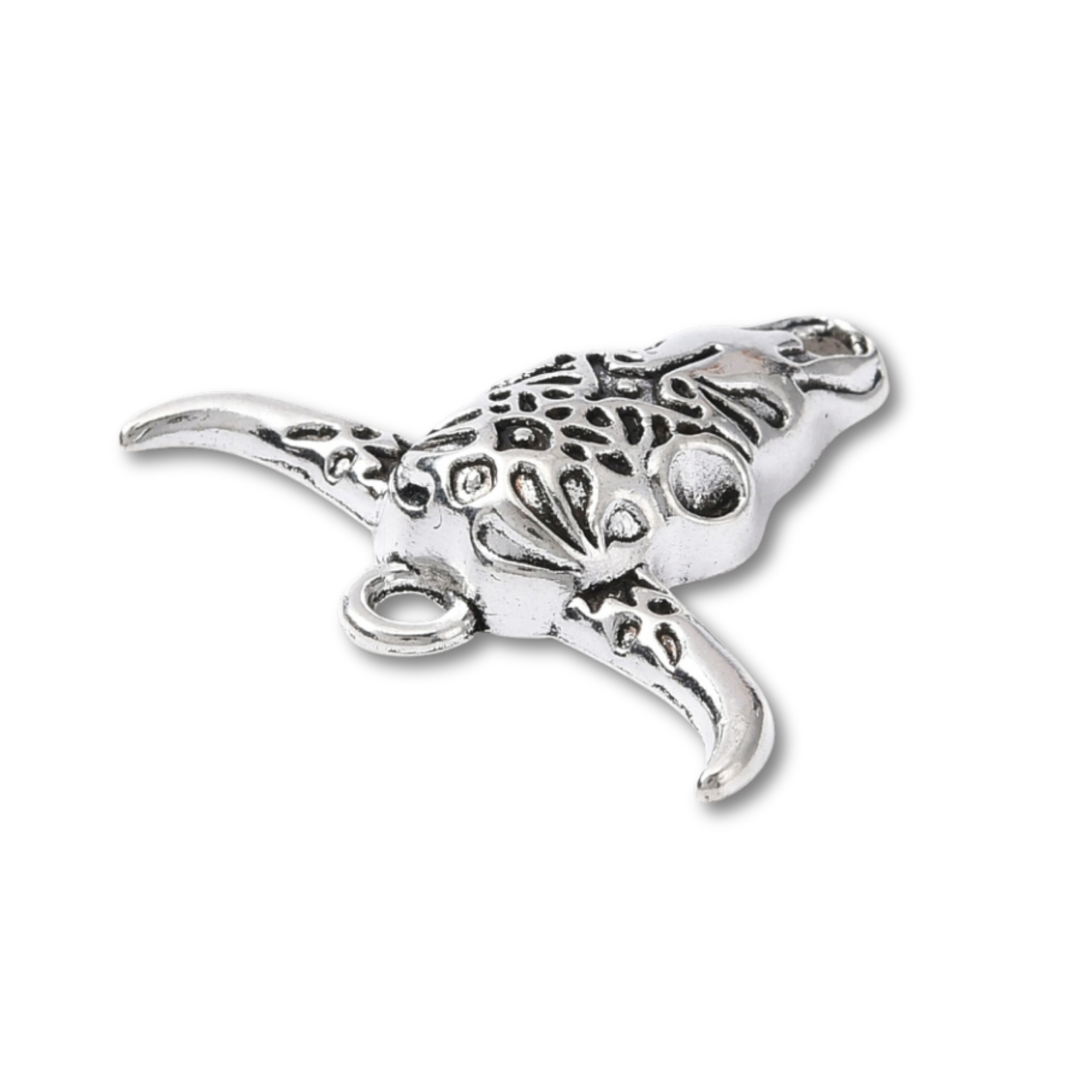 Bullhead Silver Charm