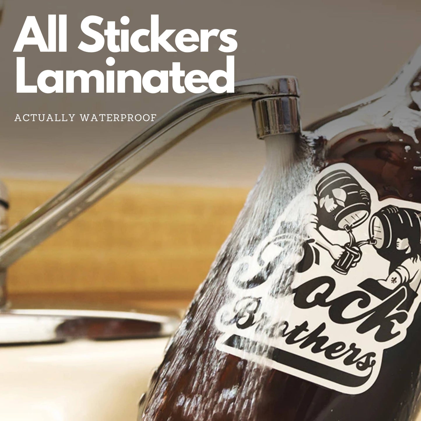 No Baby On Board Feel Free To Ram Into Me Sticker, Caution Sticker, Meme Sticker, Waterproof Vinyl Sticker for Laptop, Car, Hydroflask